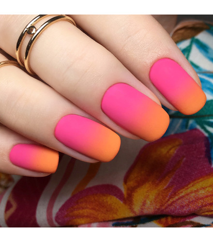 Hybrid-Nagellack 210 Juicy Orange Gum | Slowianka Nails