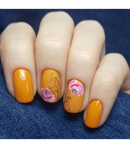 Hybrid-Nagellack 233 Orange Louis | Slowianka Nails