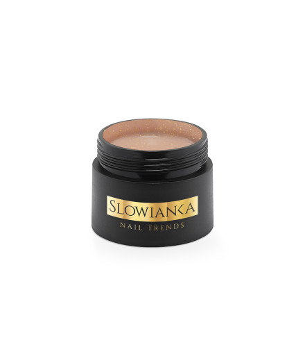 Beige Gold Cover Easy Levelling Konstruktionsgel 15g | Slowianka Nails