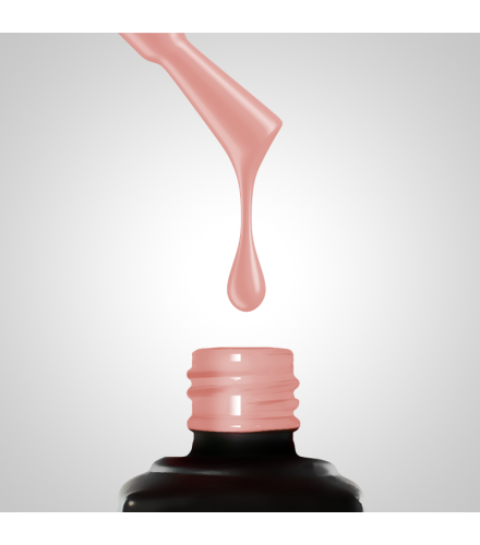 Fiber Builder Gel Easy Levelling Brown Cover in einer Flasche 10g | Slowianka Nails