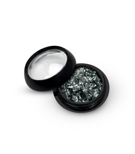 Pollen Grey Flakes 0,5g | Slowianka Nails