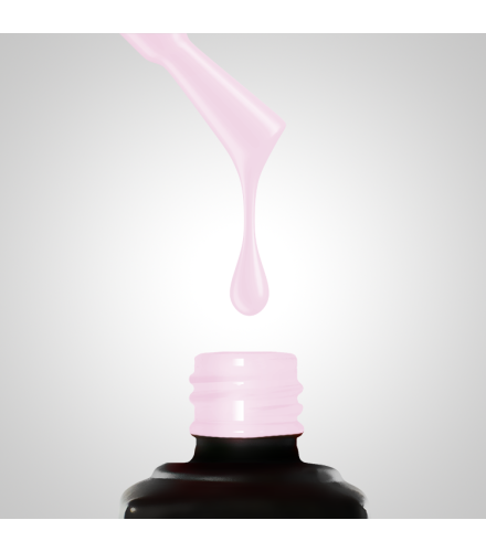 Fiber Builder Gel easy Levelling Pastel Rose in einer Flasche 10g | Slowianka Nails