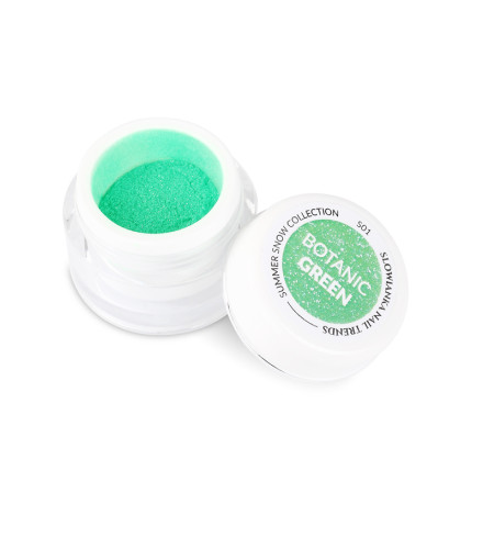 Summer Snow S01 Botanic Green Puder 3g | Slowianka Nails