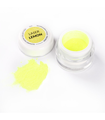 Summer Snow S04 Laser Zitrone Puder 3g | Slowianka Nails