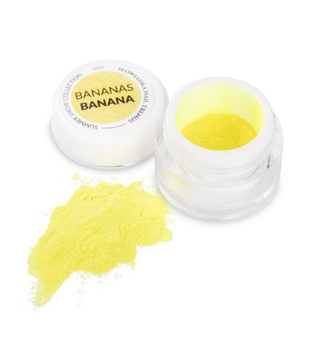 Summer Snow S05 Bananas Banana Puder 3g | Slowianka Nails