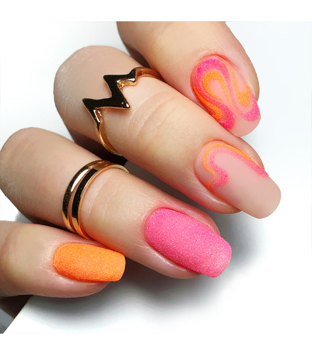 Summer Snow S06 Neon Carrot Puder 3g | Slowianka Nails