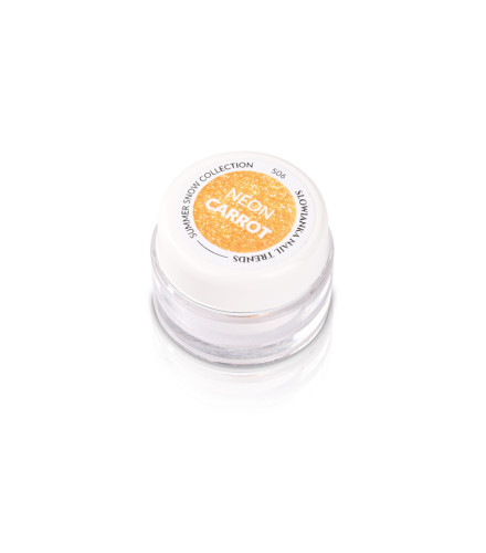 Summer Snow S06 Neon Carrot Puder 3g | Slowianka Nails