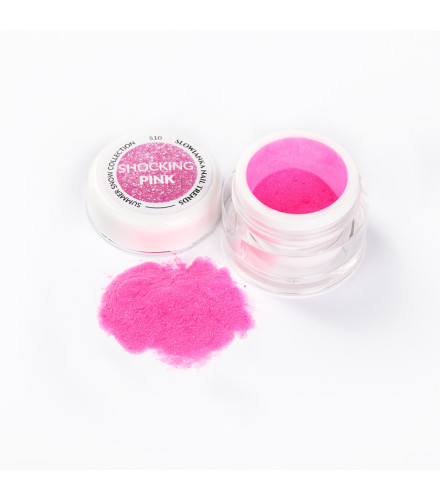 Summer Snow S10 Shocking Pink Puder 3g | Slowianka Nails