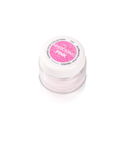 Summer Snow S10 Shocking Pink Puder 3g | Slowianka Nails