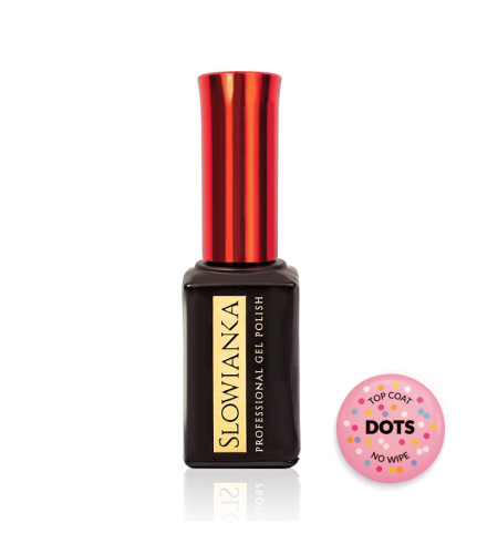 Top Coat No Wipe Dots 10ml | Slowianka Nails